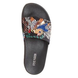 steve madden beaded slides